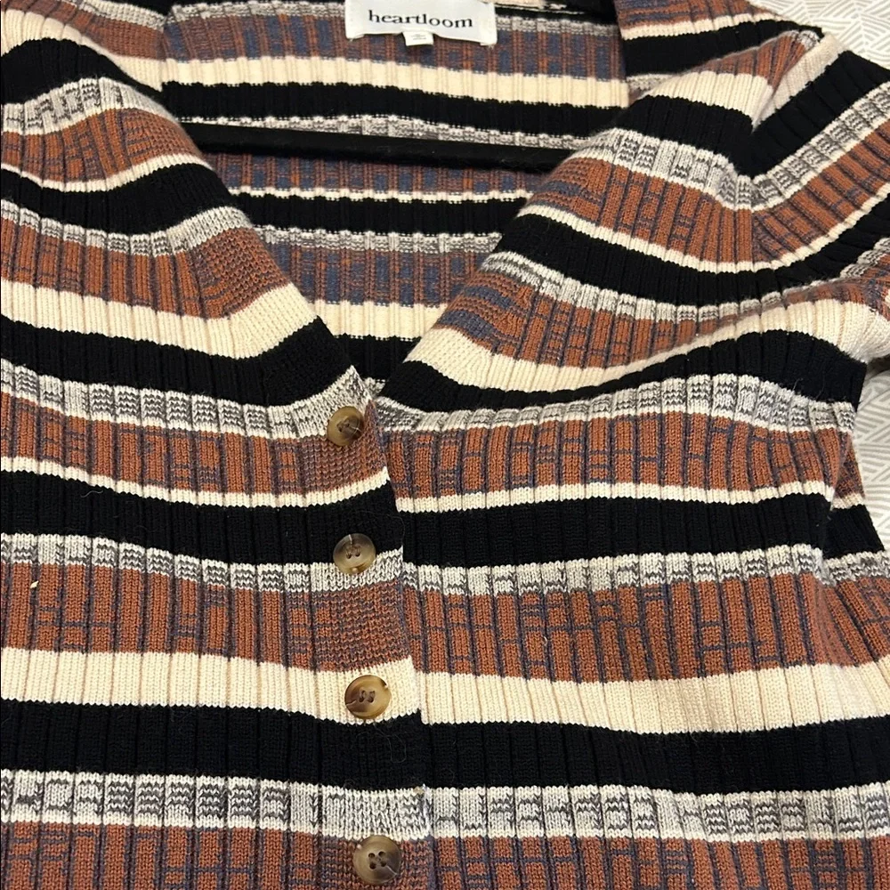 Heartloom Multicolor Ribbed Sweater - Picture 4 of 9